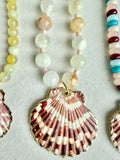 Beaded Necklaces with Shell Pendants