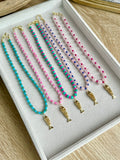 Gemstone & Gold Fish Necklaces