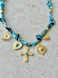 {Vintaged Turquoise} BANDANA CHARM