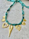 {Vintaged Teal} BANDANA CHARM