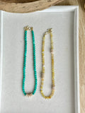 Gemstone & Coin Freshwater Pearl Necklaces