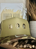 Concho "Jeweled" Trucker - [Olive  Camo & Vintage Gold]