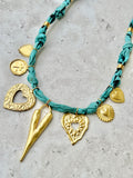 {Vintaged Teal} BANDANA CHARM