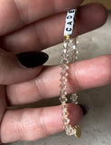 Petite CRYSTAL [Personalized] WORD BRACELETS