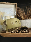 Concho "Jeweled" Trucker - [Olive  Camo & Vintage Gold]