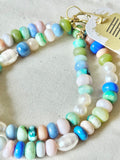 OPAL & Freshwater Pearl Necklace - “The Hamptons Vibe" - ON SALE!!!!!