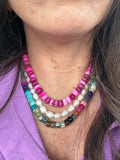 Multi GEMSTONE Necklaces - ONLY 2 Available!
