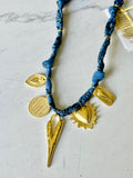 Navy Denim - 5 Big Charms
