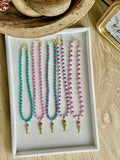 Gemstone & Gold Fish Necklaces