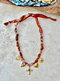 {Vintaged Rust} BANDANA CHARM