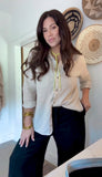 56" Beaded Lariat Necklace (4mm bead)
