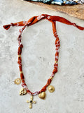 {Vintaged Rust} BANDANA CHARM
