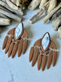 Cognac & White Buffalo Turquoise Collection