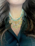 {Vintaged Turquoise} BANDANA CHARM