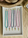 Gemstone & Gold Fish Necklaces