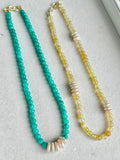 Gemstone & Coin Freshwater Pearl Necklaces