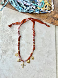 {Vintaged Rust} BANDANA CHARM