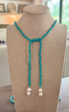 56" Beaded Lariat Necklace (4mm bead)