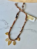 {Vintaged Cowboy Brown} BANDANA CHARM
