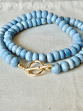 OPAL Candy Necklace - “Washed Denim” - ON SALE!!!