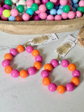 FUSCIA PINK & ORANGE