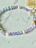 "Grounded in Happy Vibes" WORD Bracelets [Personalized]