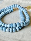 OPAL Candy Necklace - “Washed Denim” - ON SALE!!!