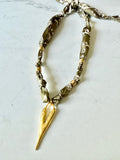 Silkies Bandana Necklace - Olive Green