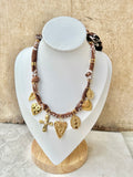 {Vintaged Brown} BANDANA CHARM