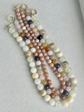 Beaded GEMSTONE Necklaces- NEUTRAL Colors