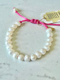 Chunky PEARL BRACELETS - [NEON PINK]