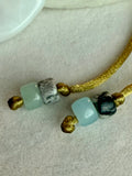 Marbled Flat Gemstone Style Necklaces (adjustable 15"-26")