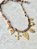 {Vintaged Brown} BANDANA CHARM
