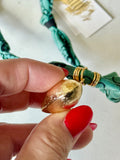 Garden Green - Puff Heart Pendant