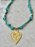 {Vintaged Teal} BANDANA CHARM