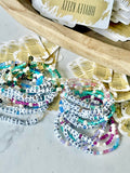"Grounded in Happy Vibes" WORD Bracelets [Personalized]