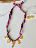 Cranberry Mauve - 5 Large Charm