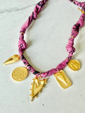 Cranberry Mauve - 5 Large Charm