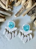 Speckled Bone & Turquoise Collection