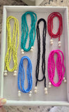 56" Beaded Lariat Necklace (4mm bead)