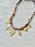 {Vintaged Brown} BANDANA CHARM