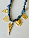 Navy Denim - 5 Big Charms