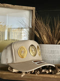 Concho "Jeweled" Trucker - [Nude & Gold]
