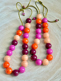 MULTI - PINKS, BERRIES, ORANGES