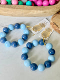 CORNFLOWER BLUE & NAVY