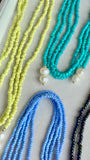 56" Beaded Lariat Necklace (4mm bead)