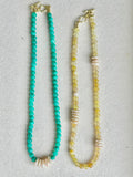 Gemstone & Coin Freshwater Pearl Necklaces