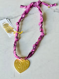 Berry Pink - Large Heart Pendant