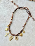 {Vintaged Brown} BANDANA CHARM