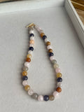Beaded GEMSTONE Necklaces- NEUTRAL Colors